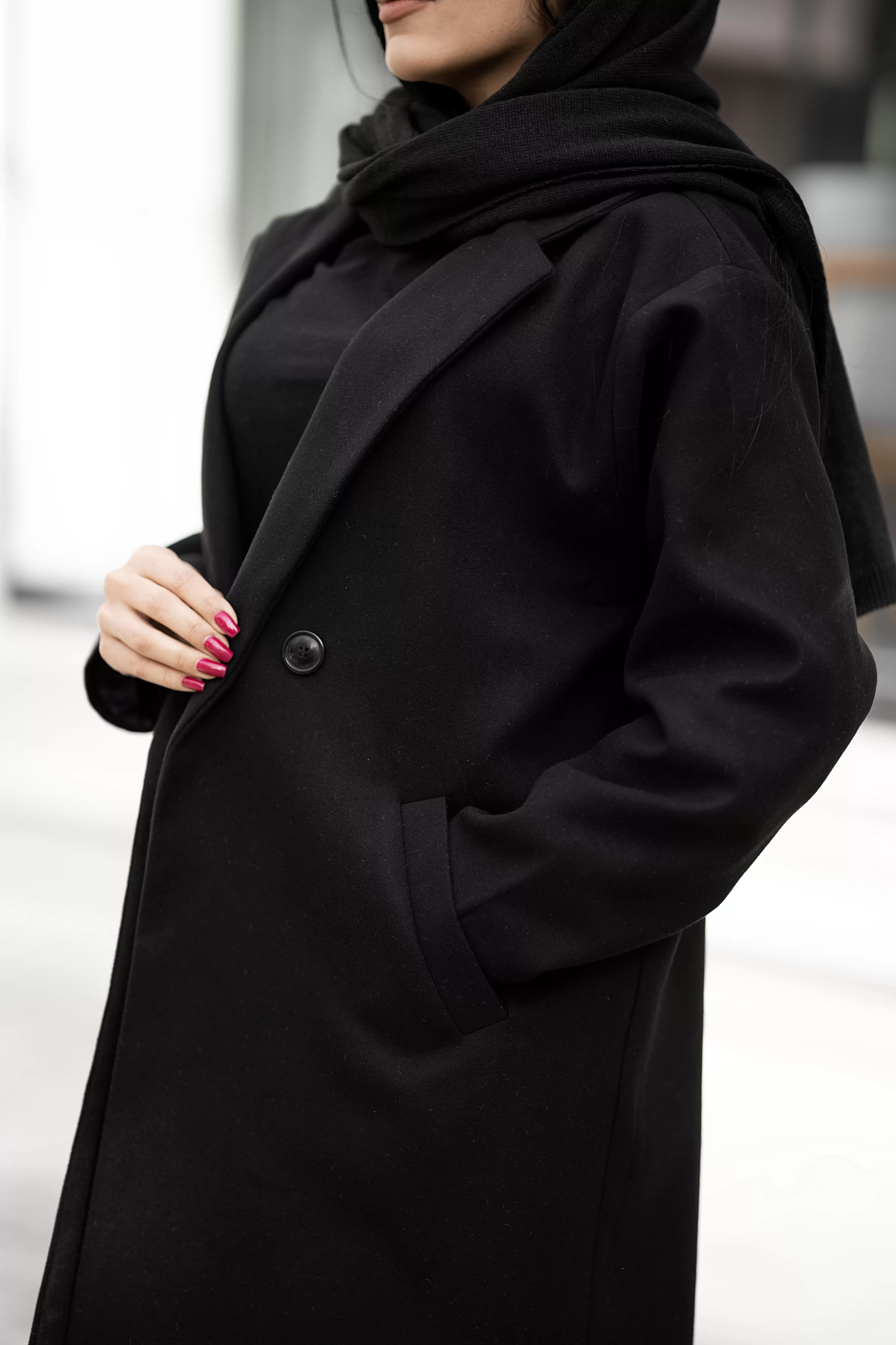 پالتو فوتر بلند زنانه