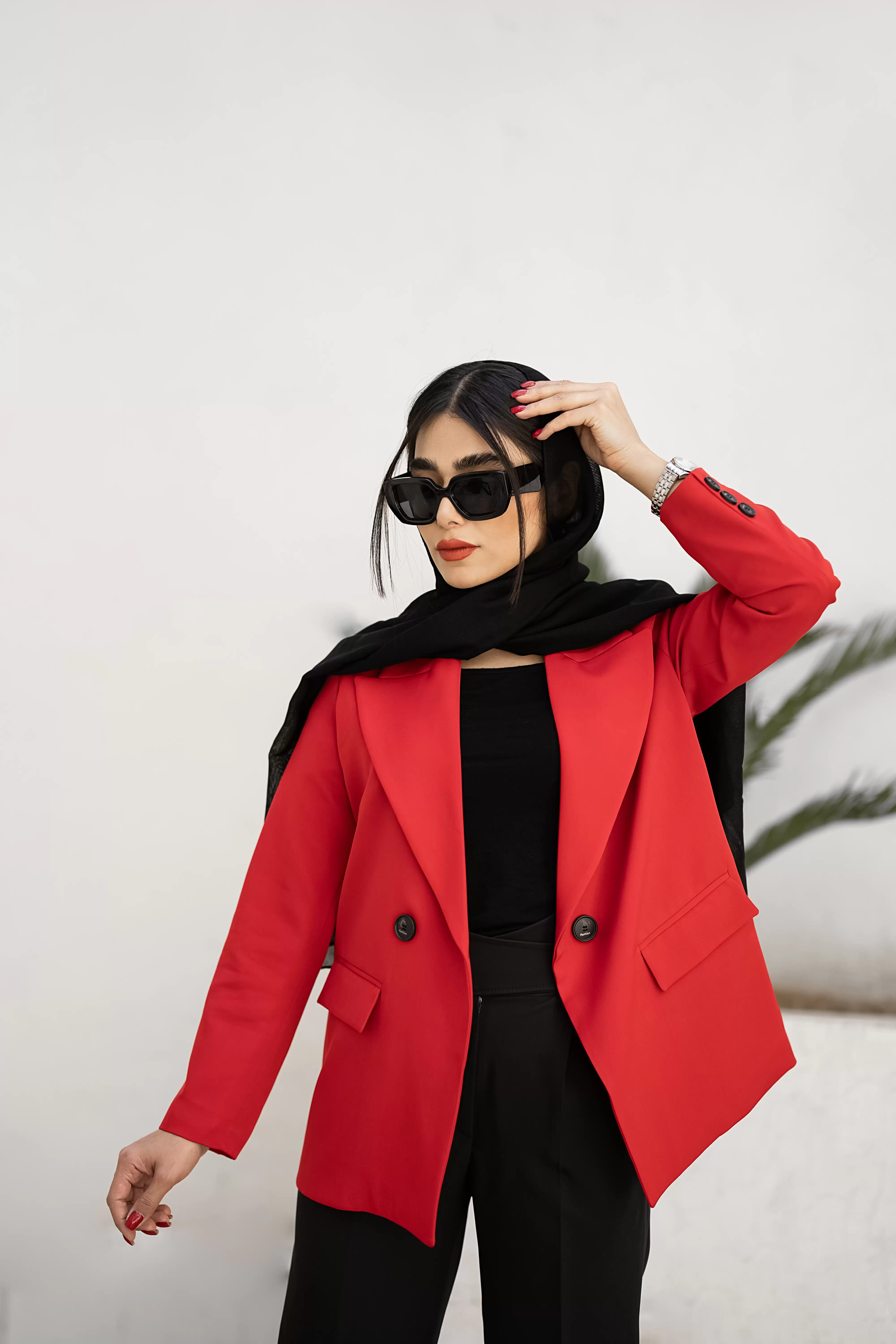 کت کرپ مازراتی دو دکمه