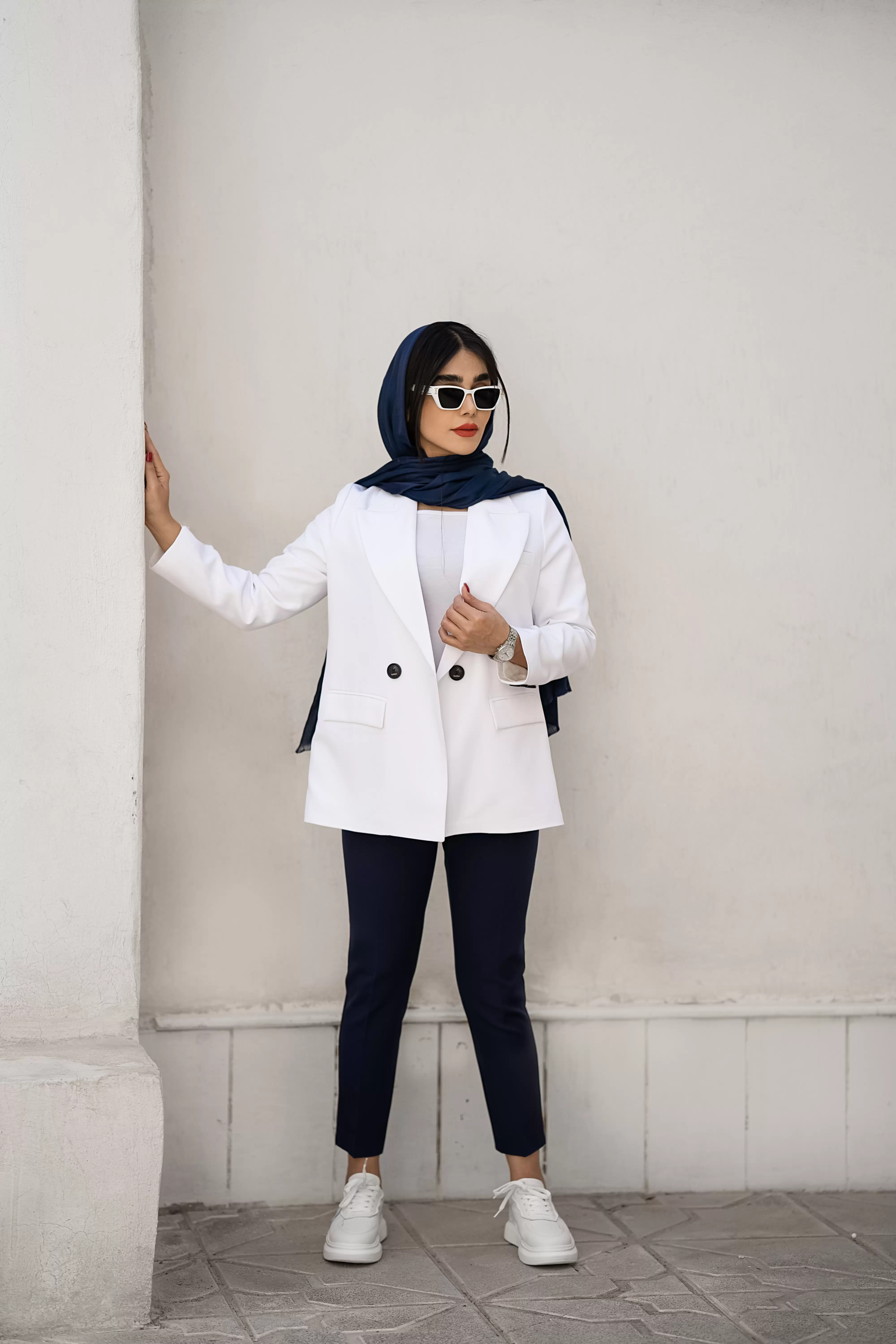 کت کرپ مازراتی دو دکمه