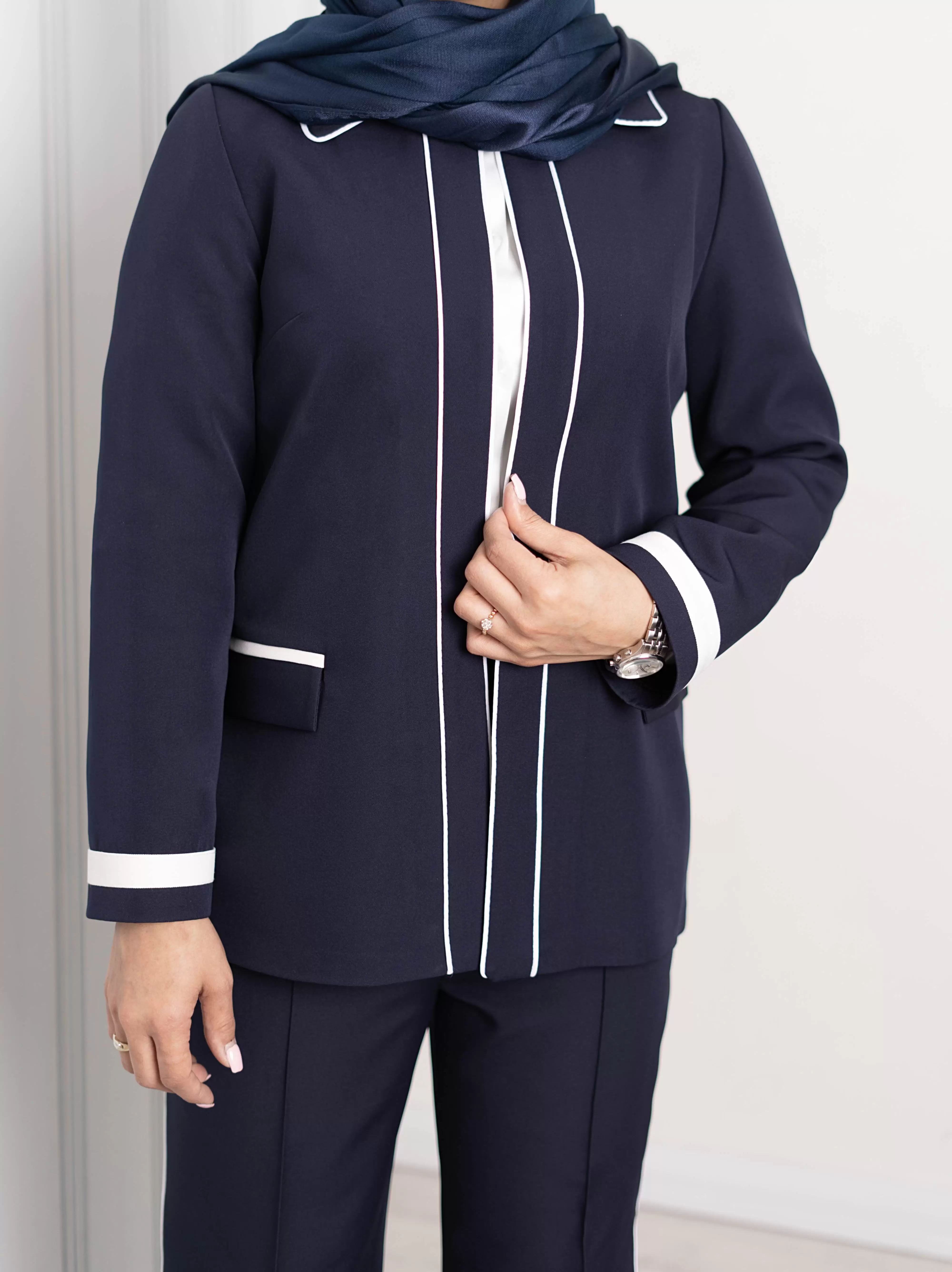 کت کرپ مازراتی نخ توئیست مغزی دوزی