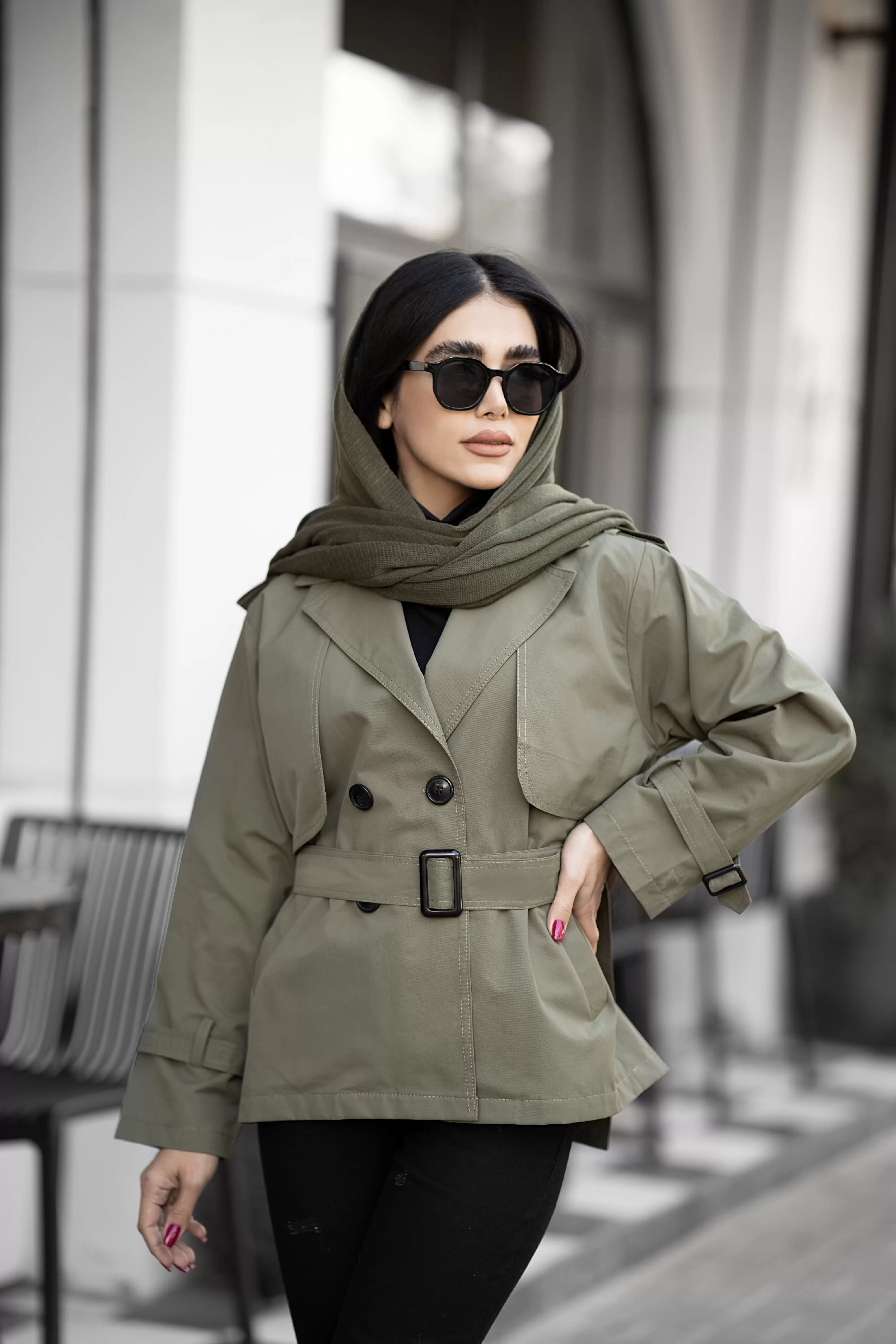 ترنچ کت کتان زارا زنانه