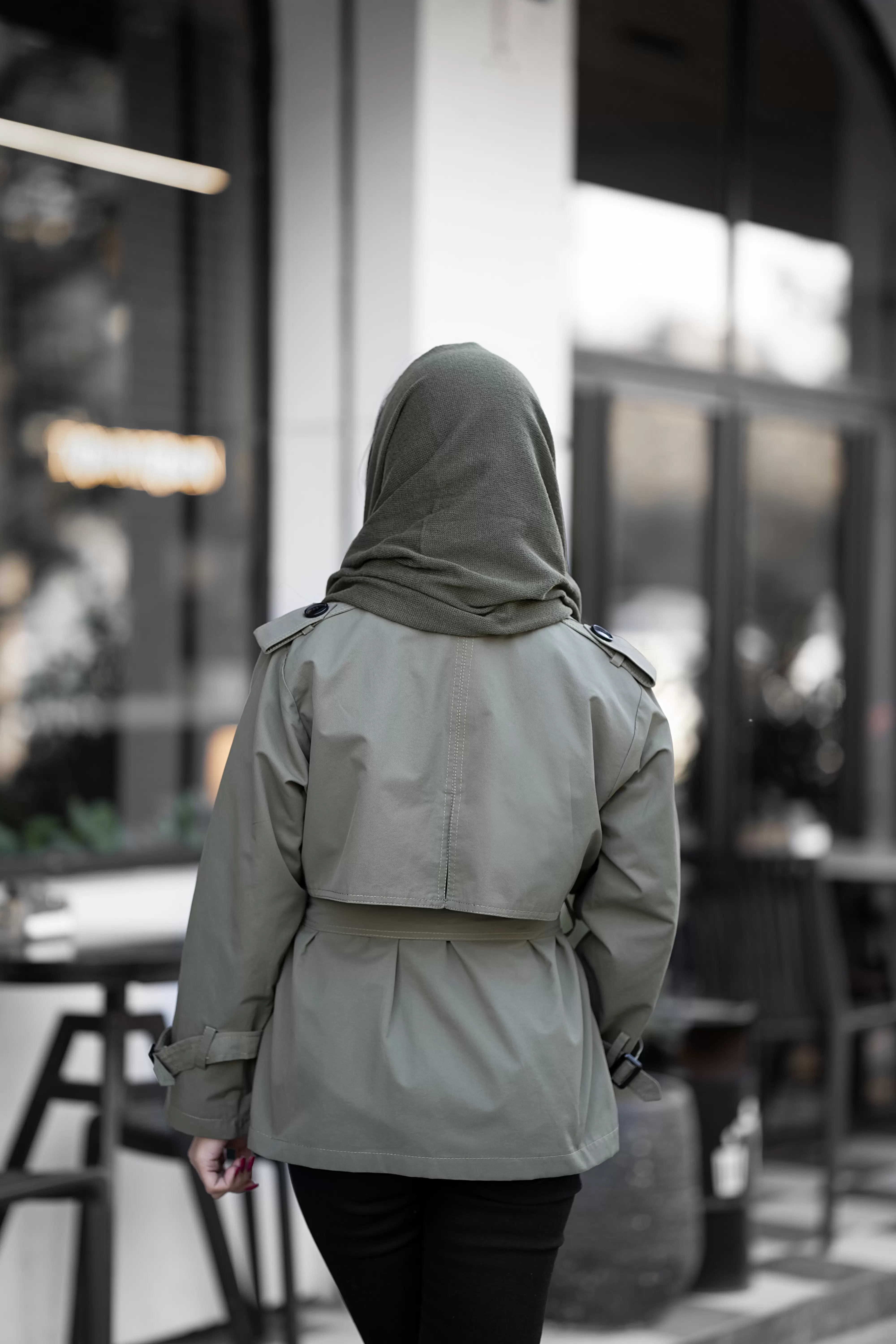 ترنچ کت کتان زارا زنانه