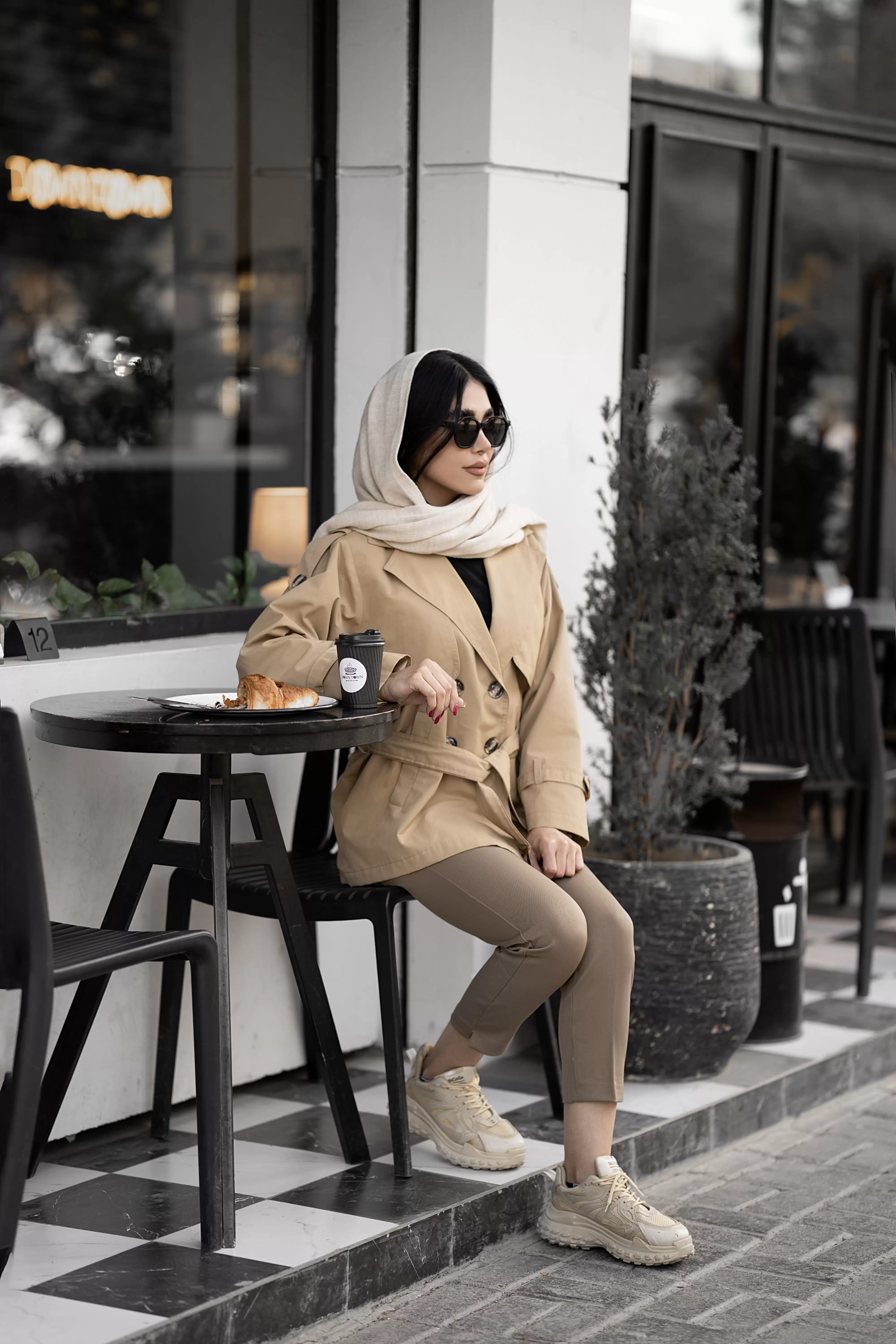 ترنچ کت کتان زارا زنانه