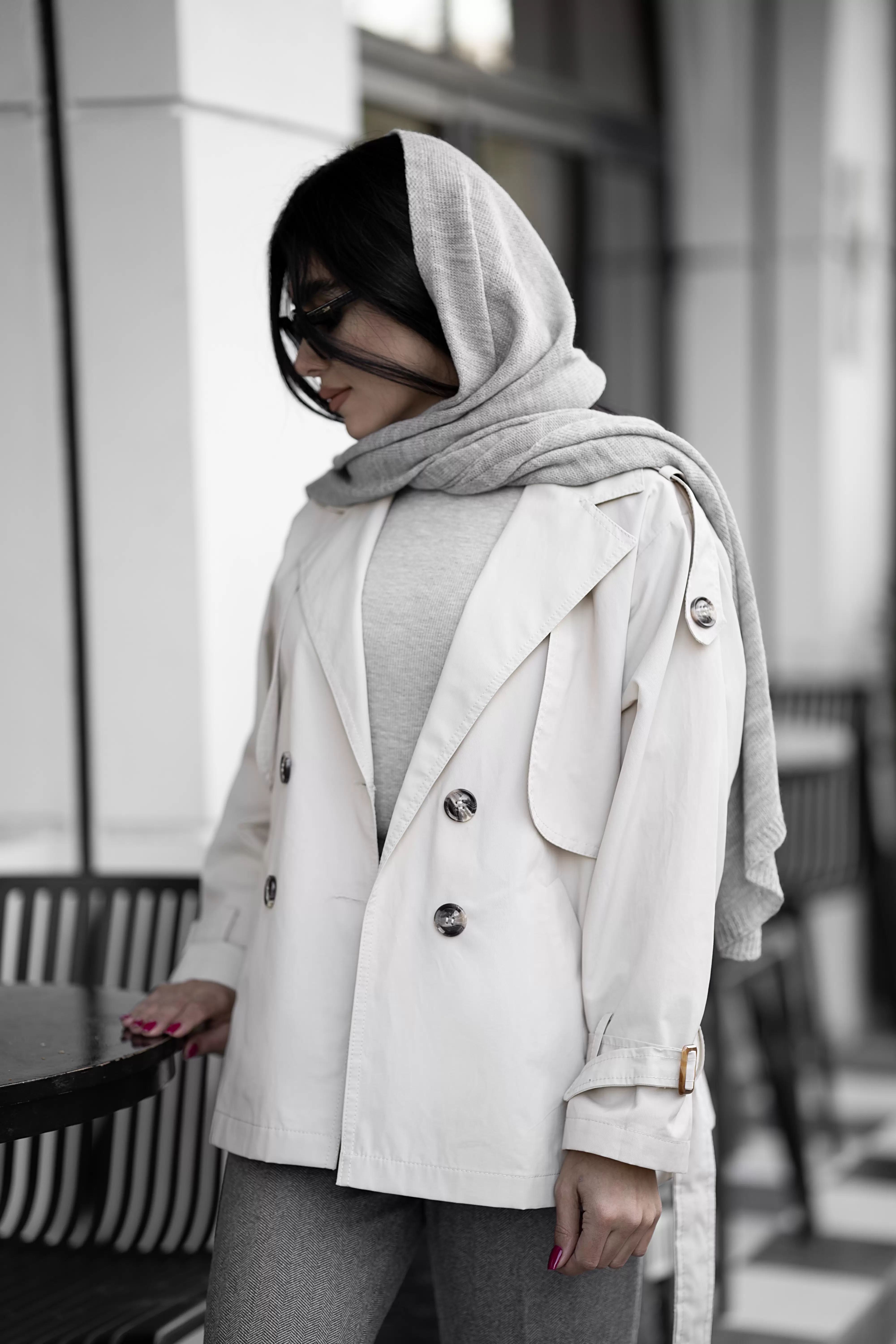 ترنچ کت کتان زارا زنانه