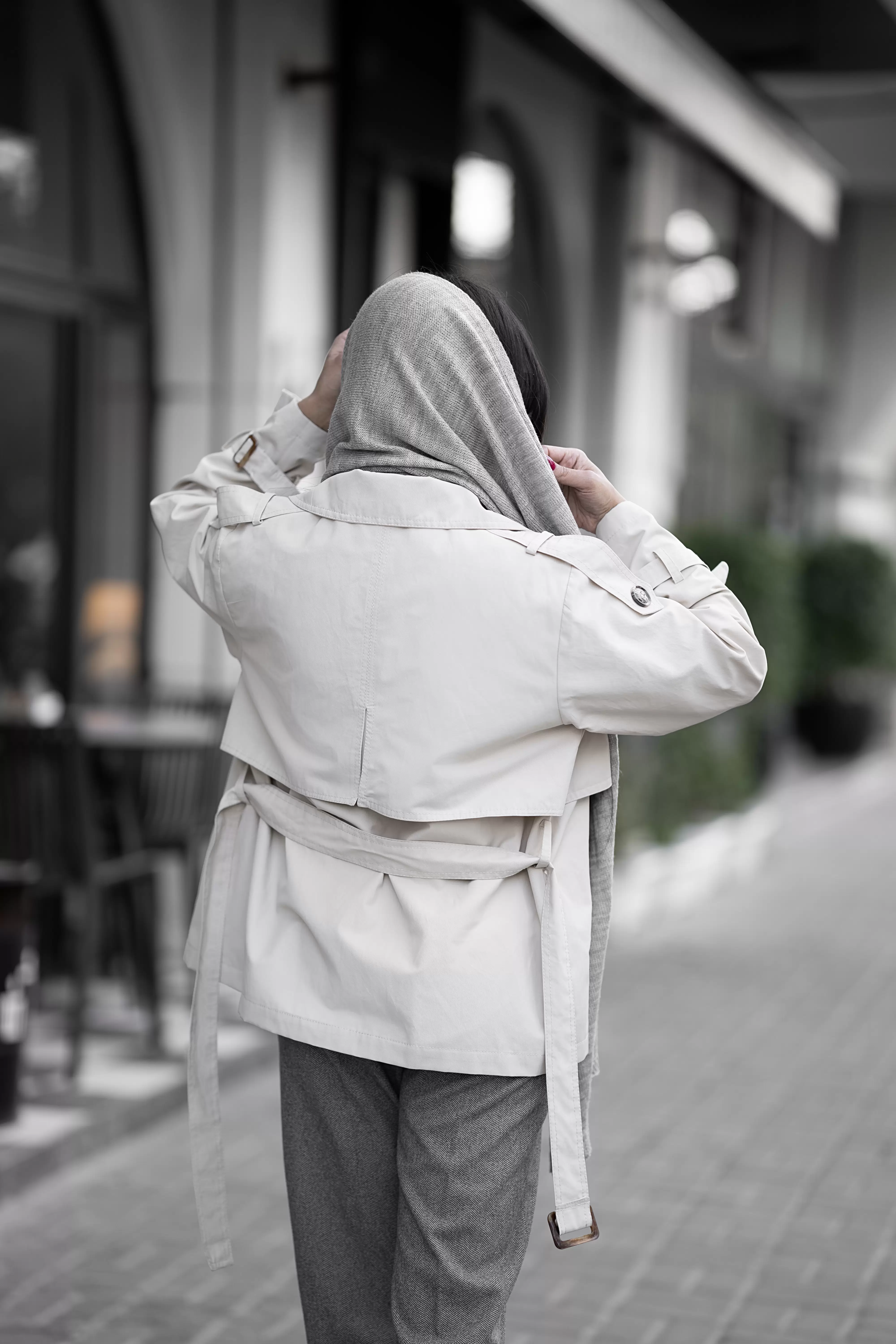 ترنچ کت کتان زارا زنانه