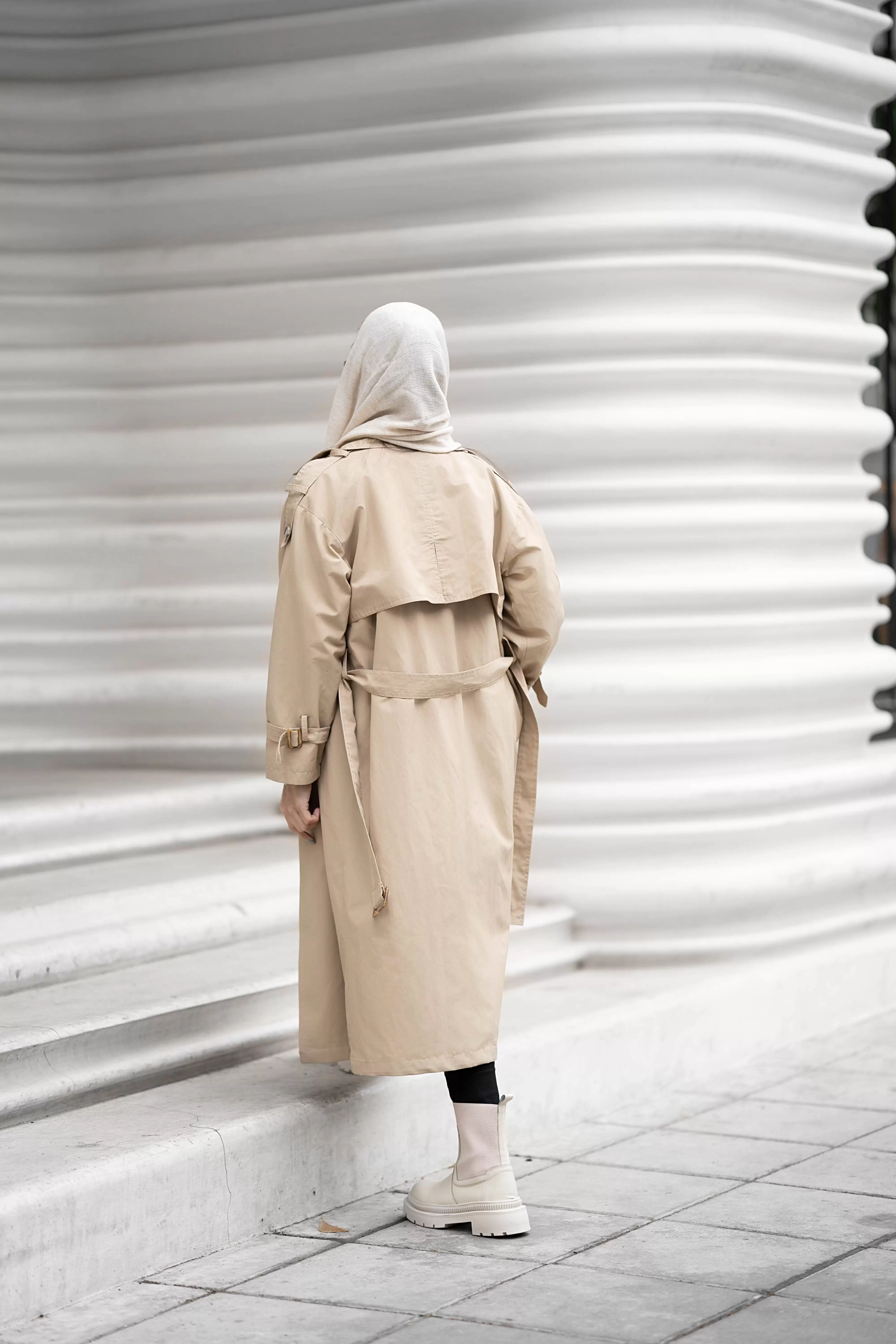 بارانی کتان زارا زنانه