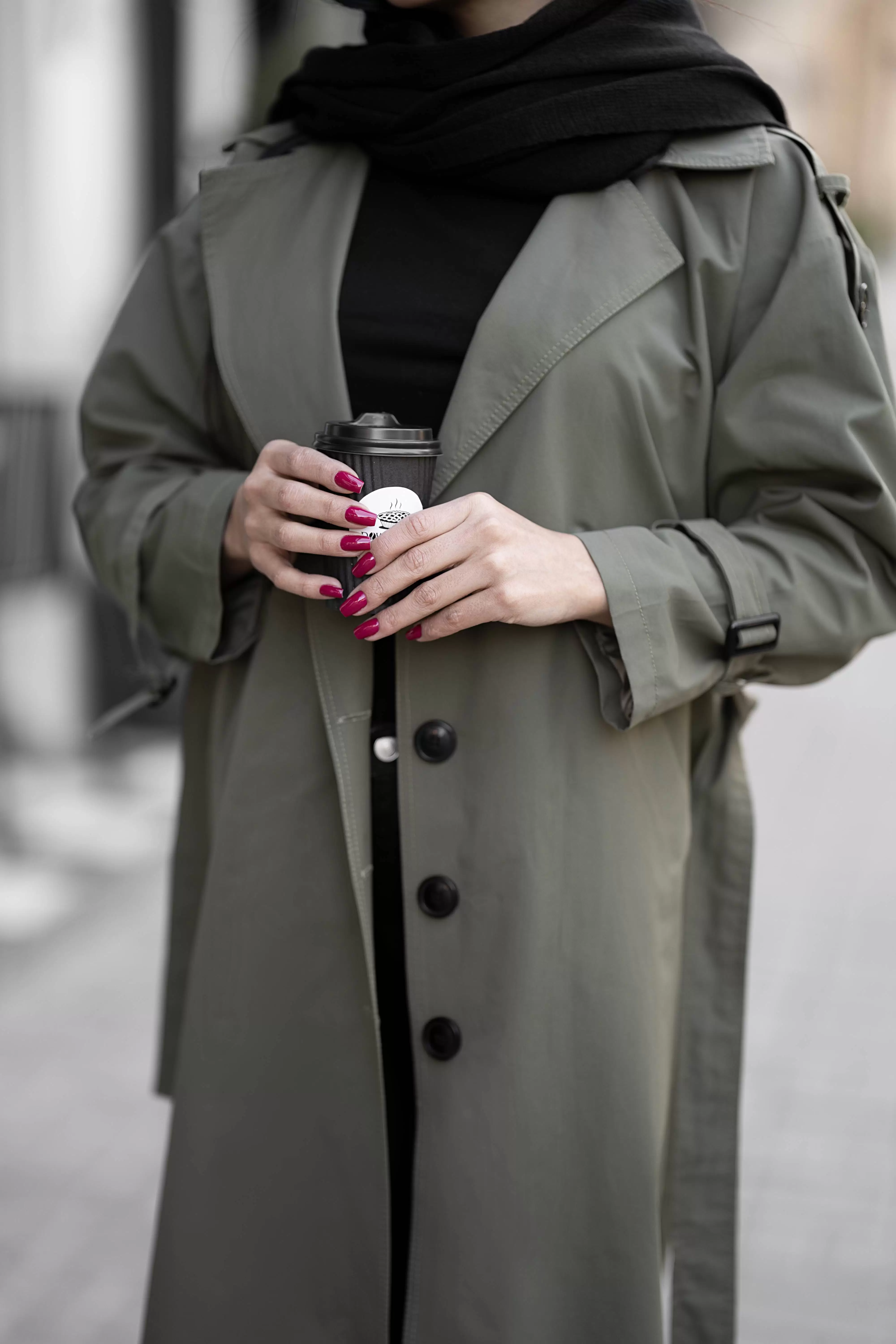 بارانی کتان زارا زنانه