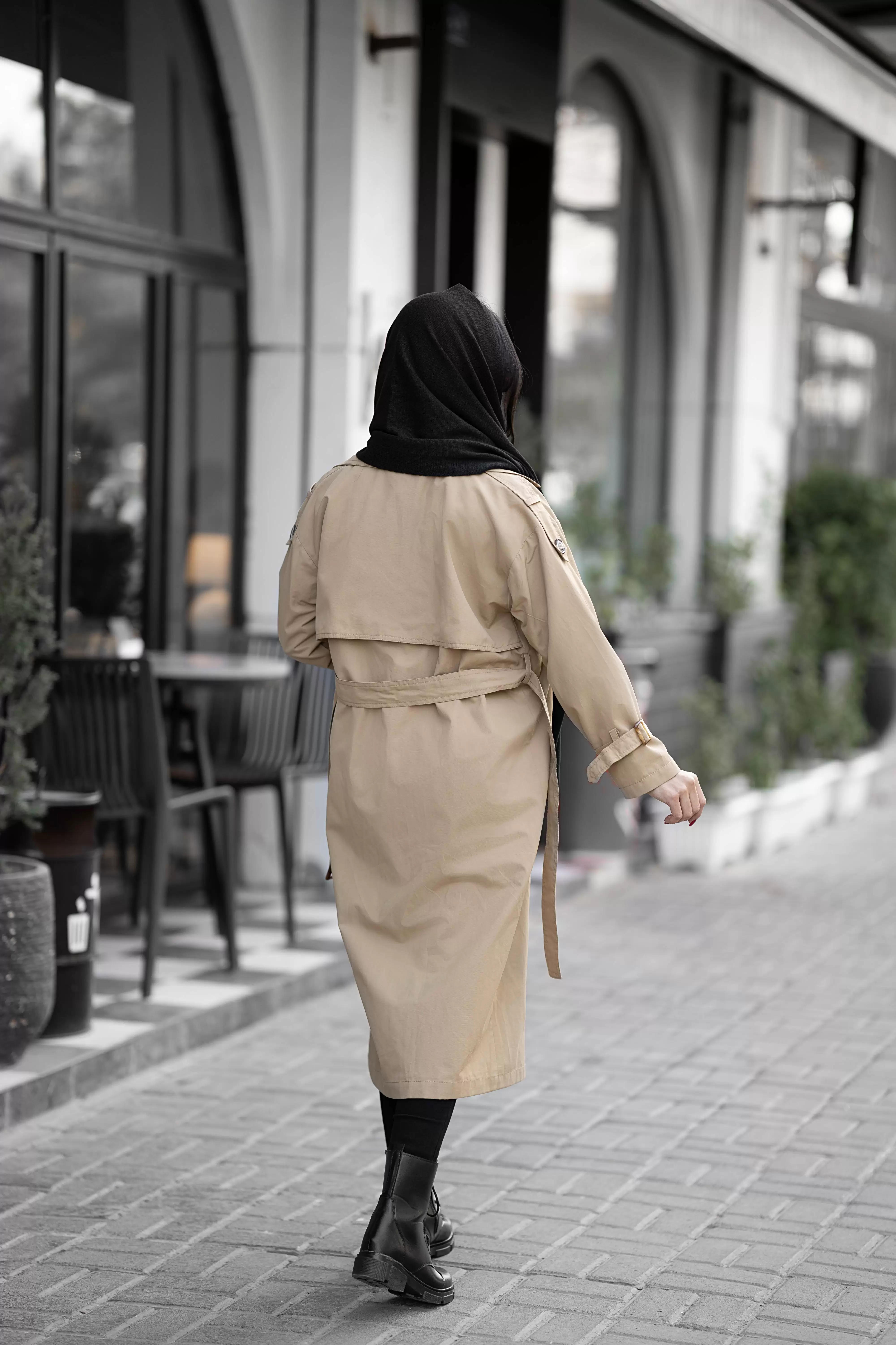 بارانی کتان زارا زنانه