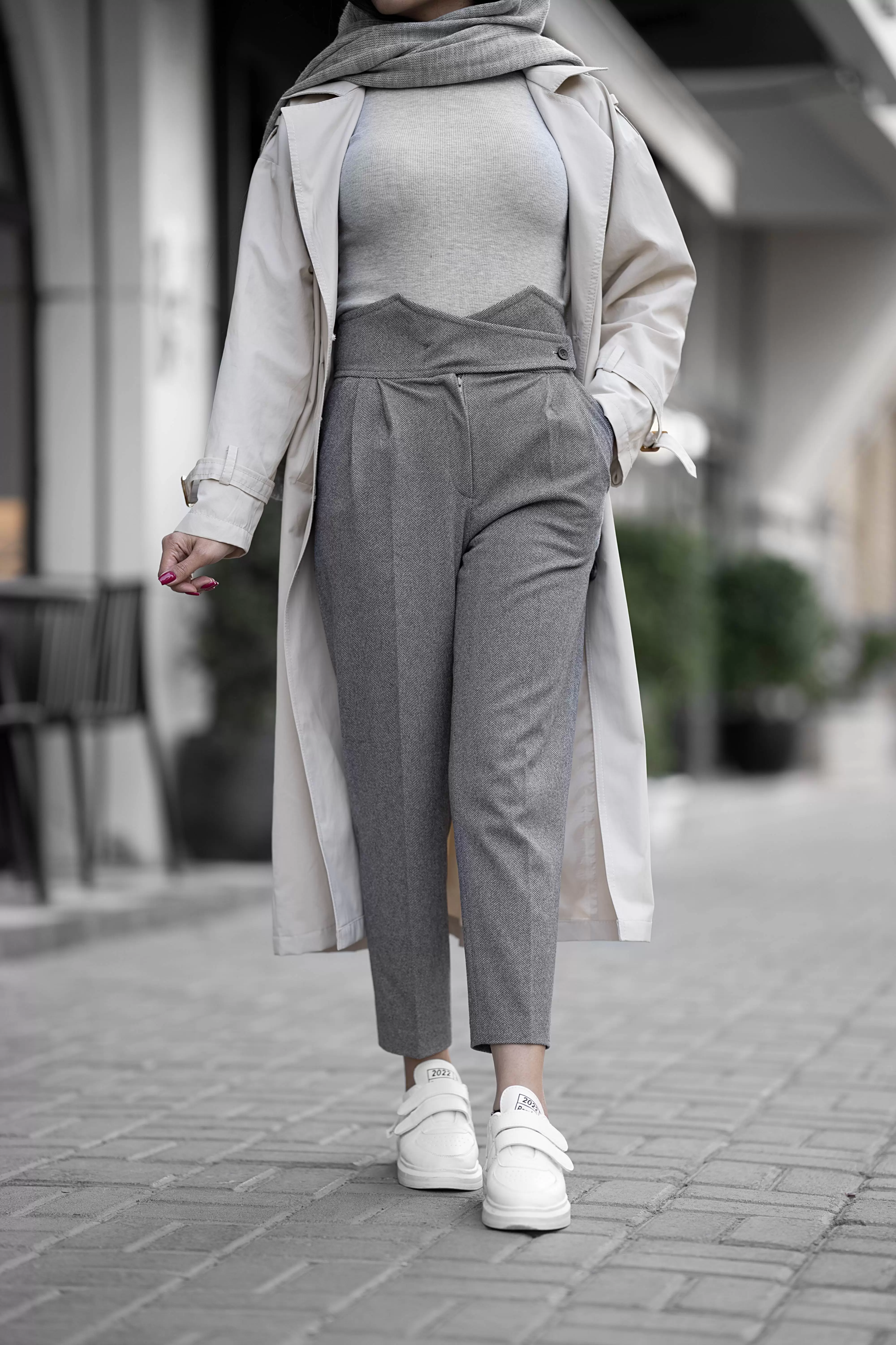 بارانی کتان زارا زنانه