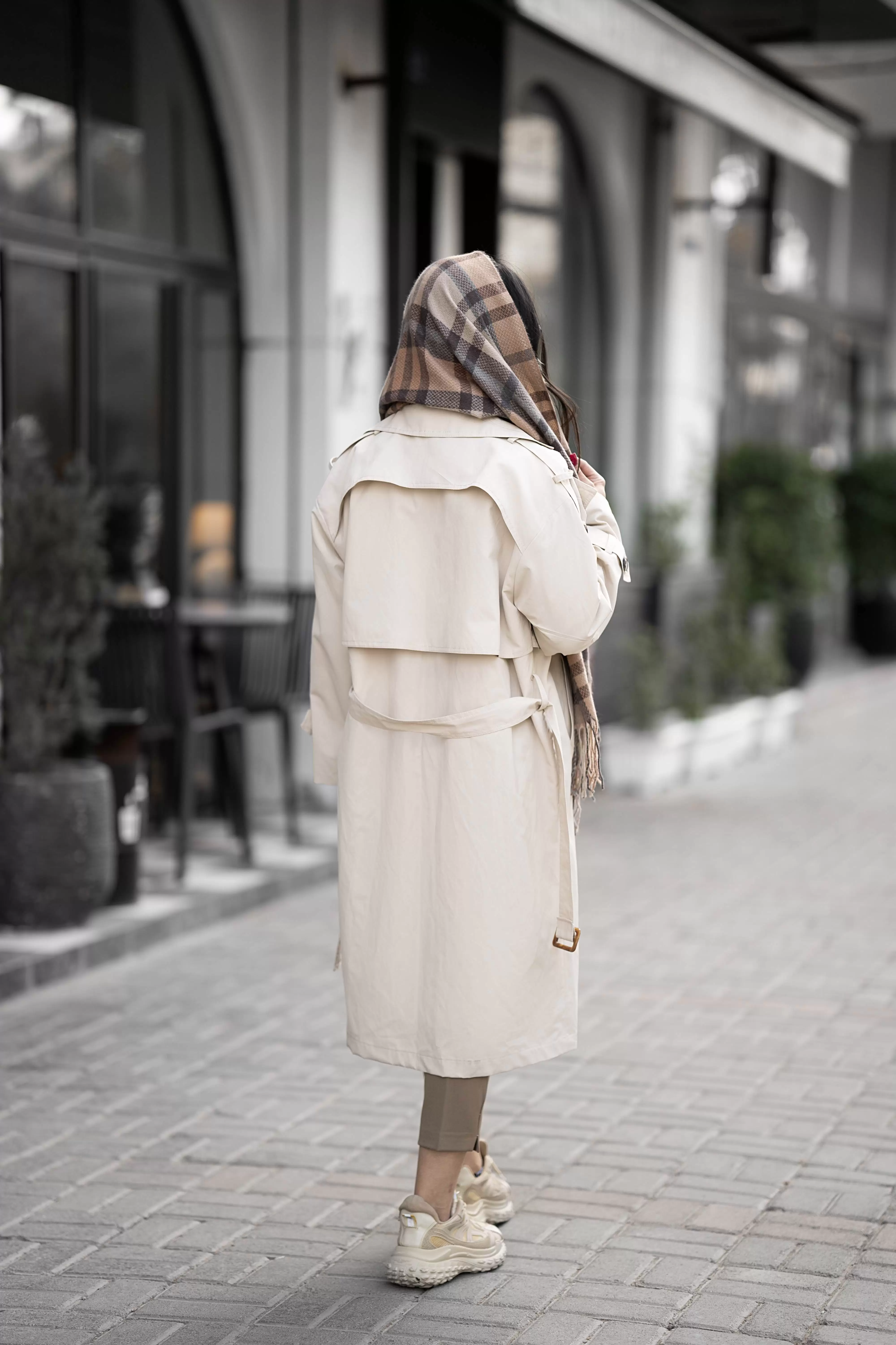 بارانی کتان زارا زنانه