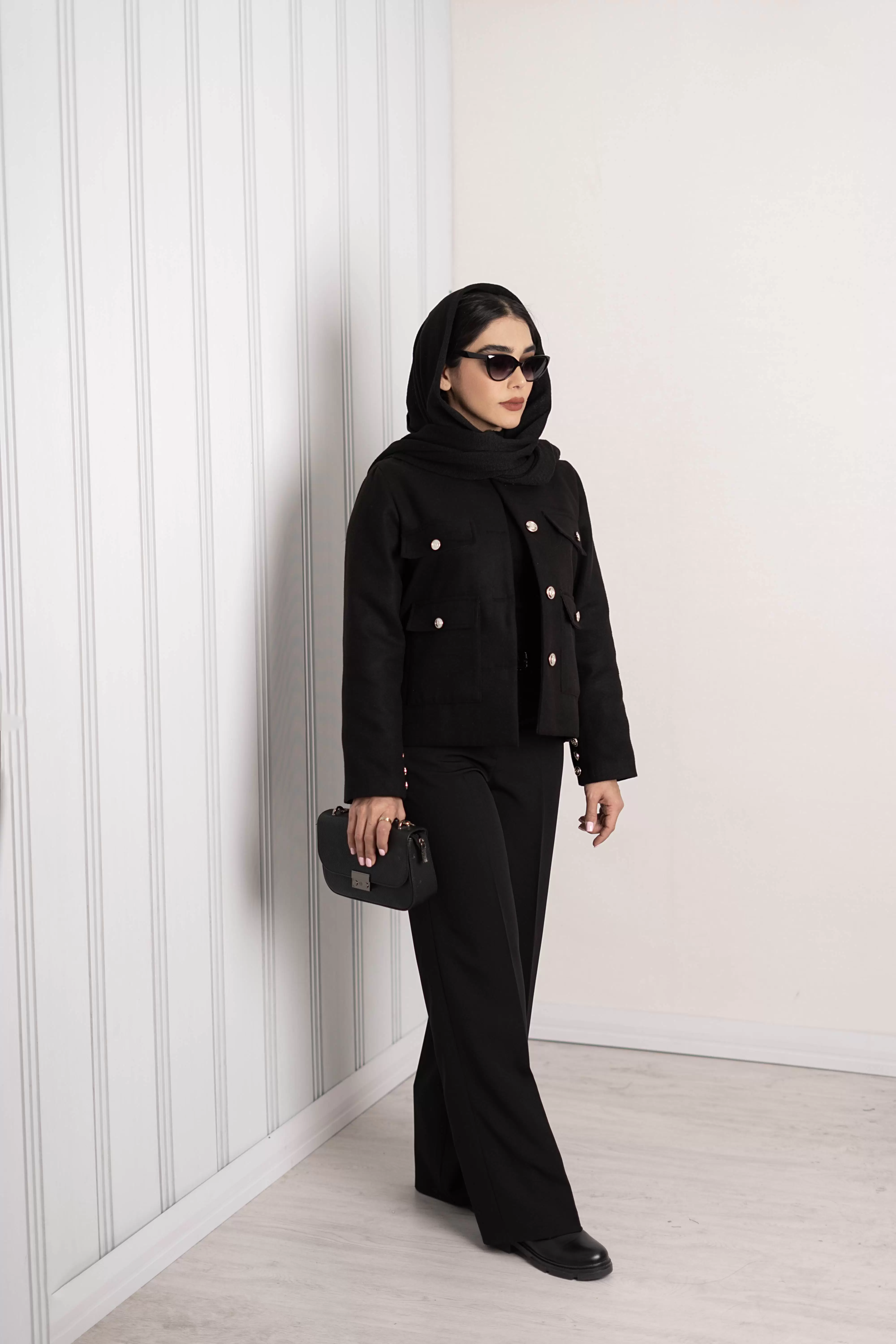 کت فوتر کوبیده ترک چهار جیب