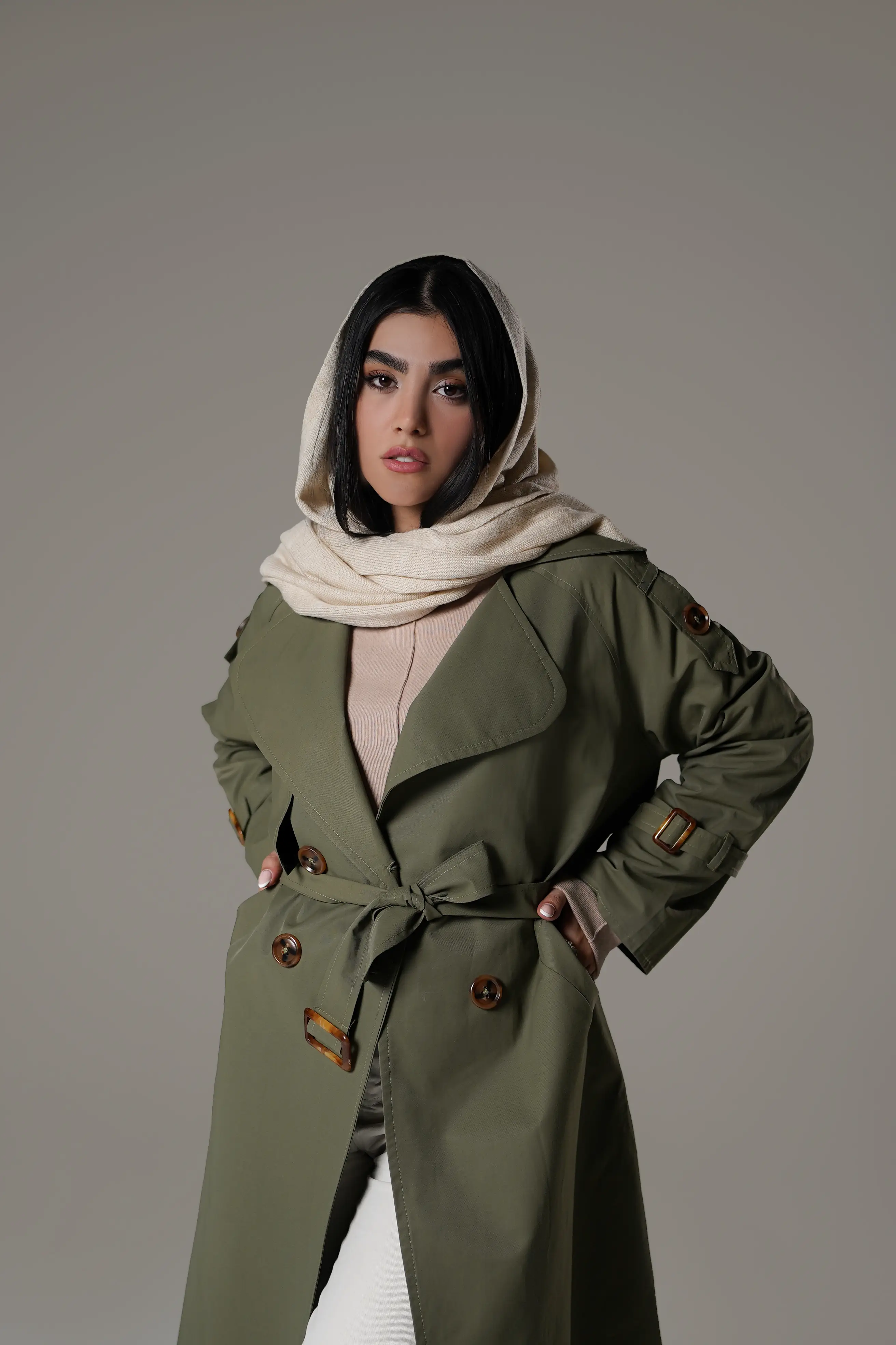 ترنچ کت نیرا ضدآب، خرید بارانی زنانه از فروشگاه فندوق